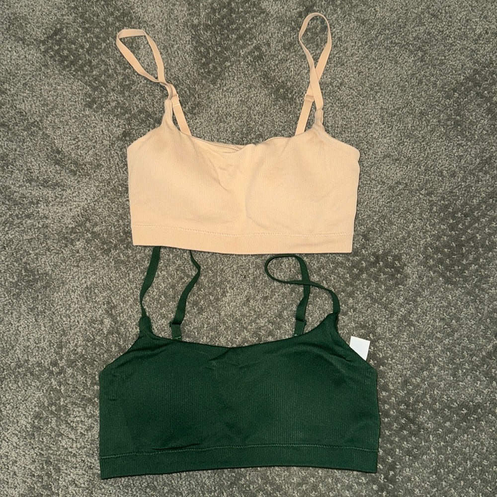 Aerie padded seamless bralettes